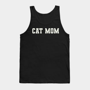 Cat Mom Word Tank Top